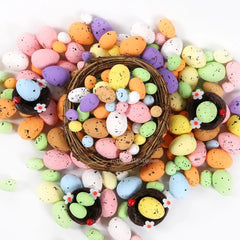 100PCS Colorful Foam Easter Eggs – Perfect for Crafts & Party Decor - candletown.net