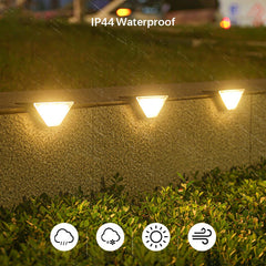 8 kpl Aurinkokenno LED-Porrasvalot