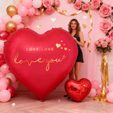 Oversized 63 inch Love You Heart Balloon - candletown.net