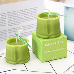 Bambu-Muotoinen Tuoksukynttilä – Tyylikäs Sisustuselementti