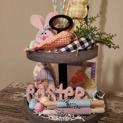 Cotton Easter Rabbit Carrot Ornament – Adorable Easter Decoration - candletown.net