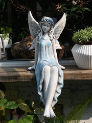 Resin Mermaid Garden Decoration – Outdoor Summer Accent - candletown.net