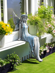 Resin Mermaid Garden Decoration – Outdoor Summer Accent - candletown.net