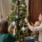 Gold Exploding Star Hanging Ornament