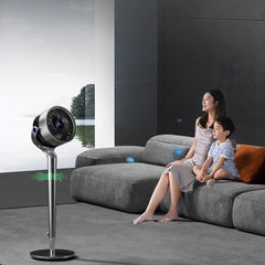 Modern Quiet Air Circulator Floor Fan with Remote Control - candletown.net