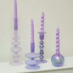 Colorful Glass Candle Holder - candletown.net