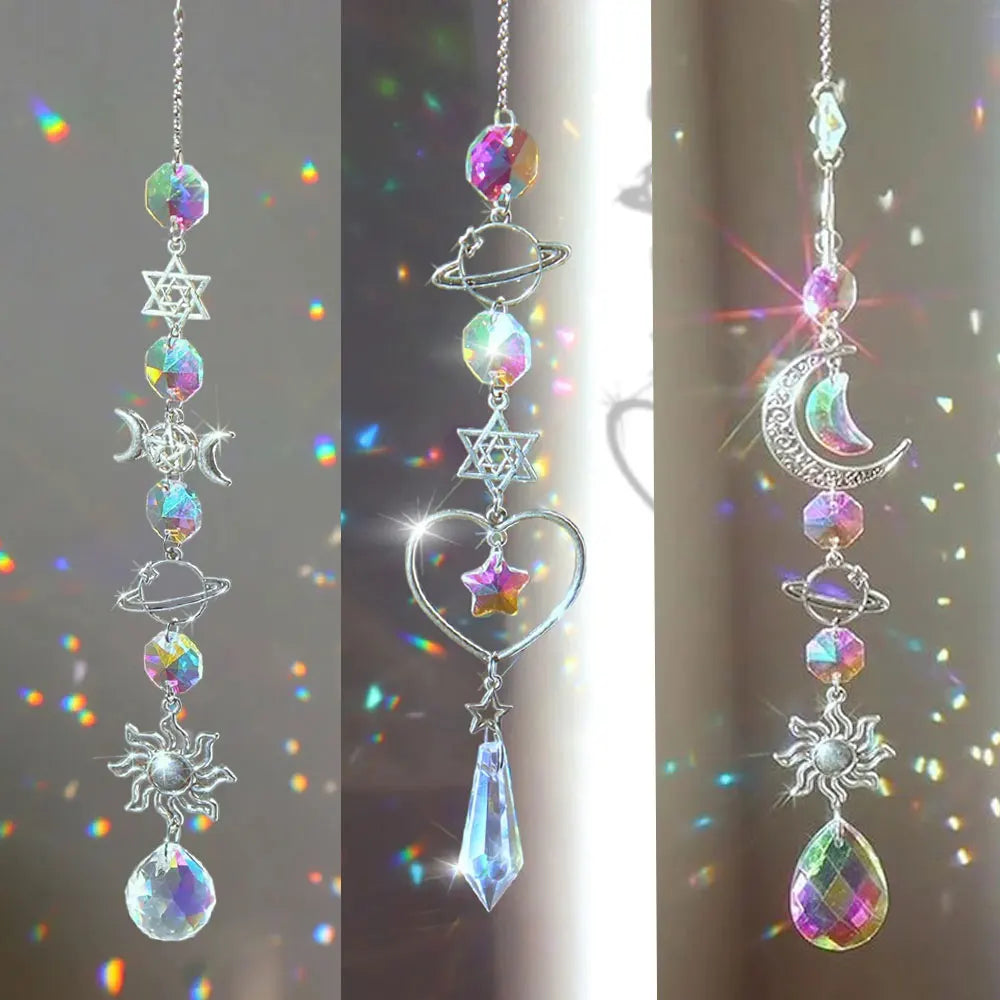 Crystal Wind Chime Rainbow Maker for Home and Garden - candletown.net