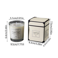 Premium Aromatherapy Candle – Handmade Soy Wax Candle in Glass Jar - candletown.net