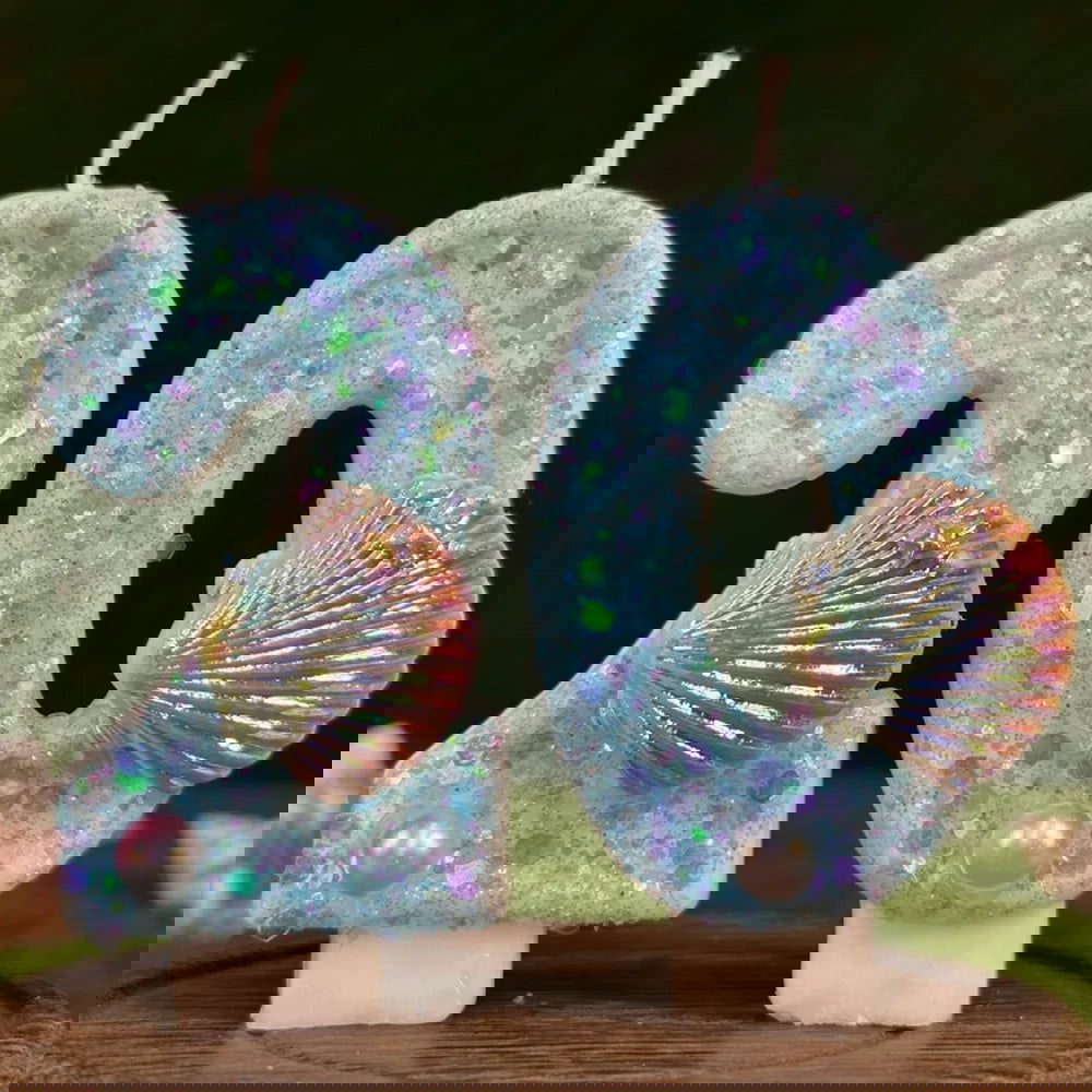 Seashell Birthday Cake Candles – Elegant Coastal Designs for Celebrations - candletown.net