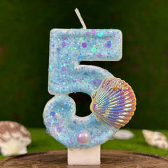 Seashell Birthday Cake Candles – Elegant Coastal Designs for Celebrations - candletown.net