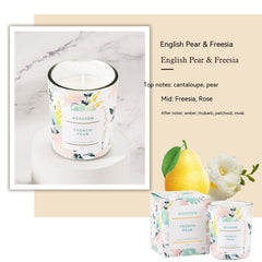 Smoke-Free Aromatherapy Candle Flower Gift – Uplifting Fragrance and Elegance - candletown.net