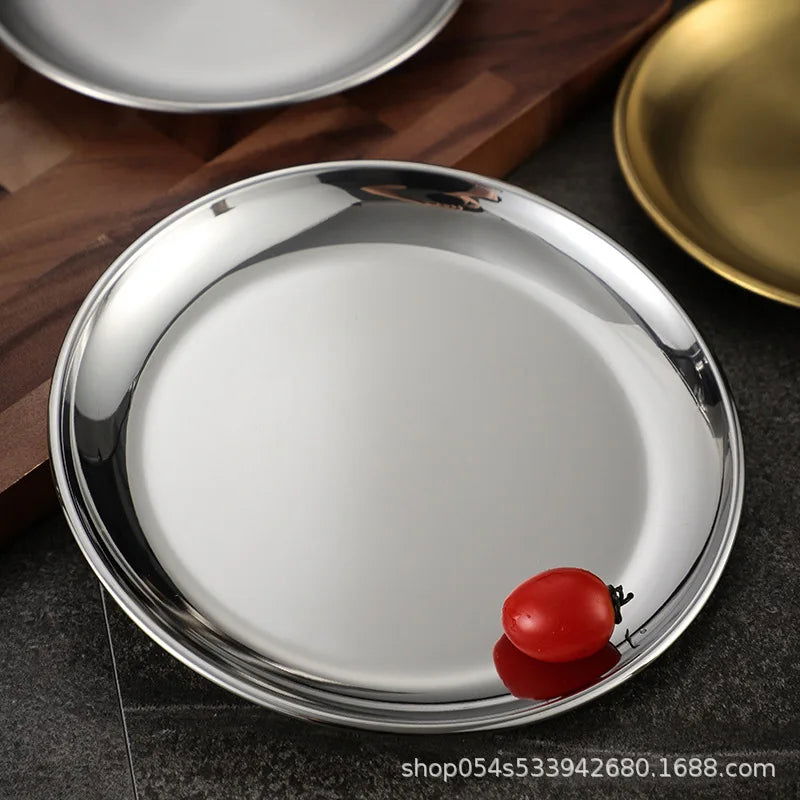 Stainless Steel Candle Plate - No Drip Tray for Safe Candle Use - candletown.net