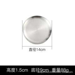 Stainless Steel Candle Plate - No Drip Tray for Safe Candle Use - candletown.net