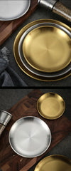 Stainless Steel Candle Plate - No Drip Tray for Safe Candle Use - candletown.net