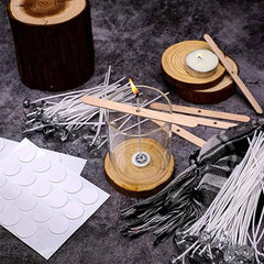 Waxed Cotton Candle Wicks Set – Create Smokeless Candles with Ease - candletown.net