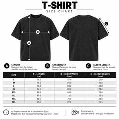 Custom Acid Washed Heavy Oversize T-Shirt – Design Your Own – 240 GSM