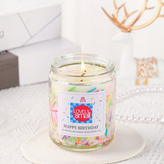 Candy Sprinkle Soy Candle – Handmade Aromatherapy
