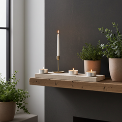 100 Pack Unscented Tea Light Candles - candletown.net