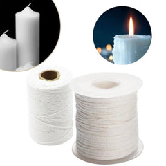 61m/roll 100% Cotton Candle Wicks - Smokeless Braid Candle Wick for Candle Making - candletown.net