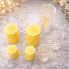 3D Threaded Cylindrical Candle Mold - candletown.net