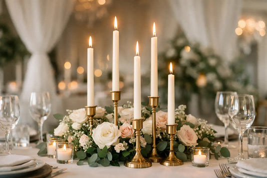 Dinner Candles for Wedding Centerpieces