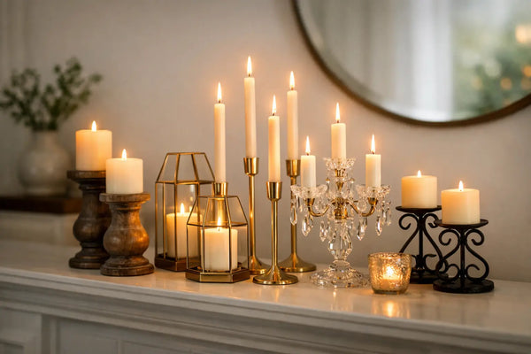 7 Best Candle Holders for Mantels That Glow