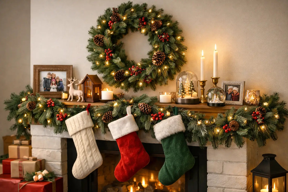A Guide to Christmas Mantel Decor That Feels Personal