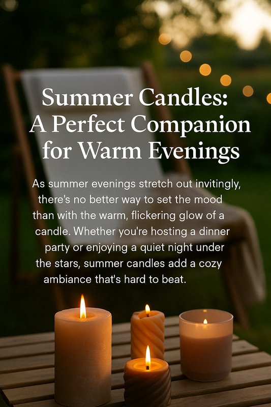 Creating Summer Moods with DIY Candles: Light, Decor & Inspiration for Every Outdoor Moment
