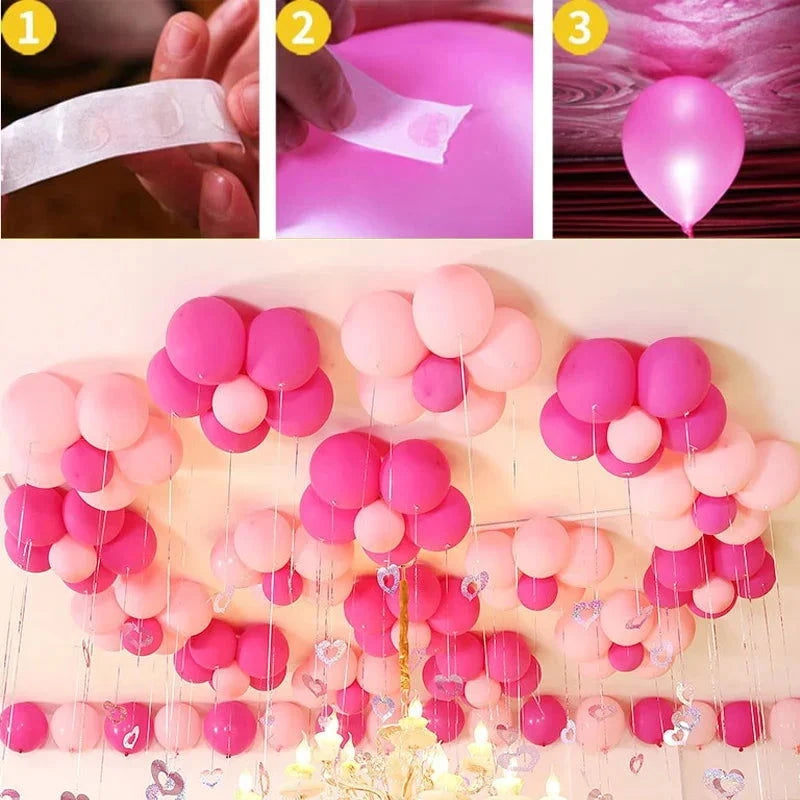 100-1000PCS Balloon glue dot for balloons accessories ballon dot birthday wedding party balloons glue sticker balloons stand - candletown.net