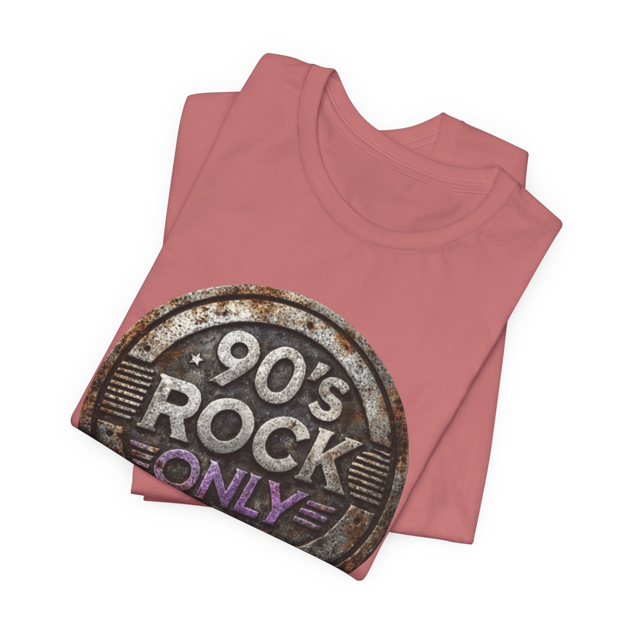Perza 90’s Rock ONLY Vintage Round Logo T-Shirt - candletown.net