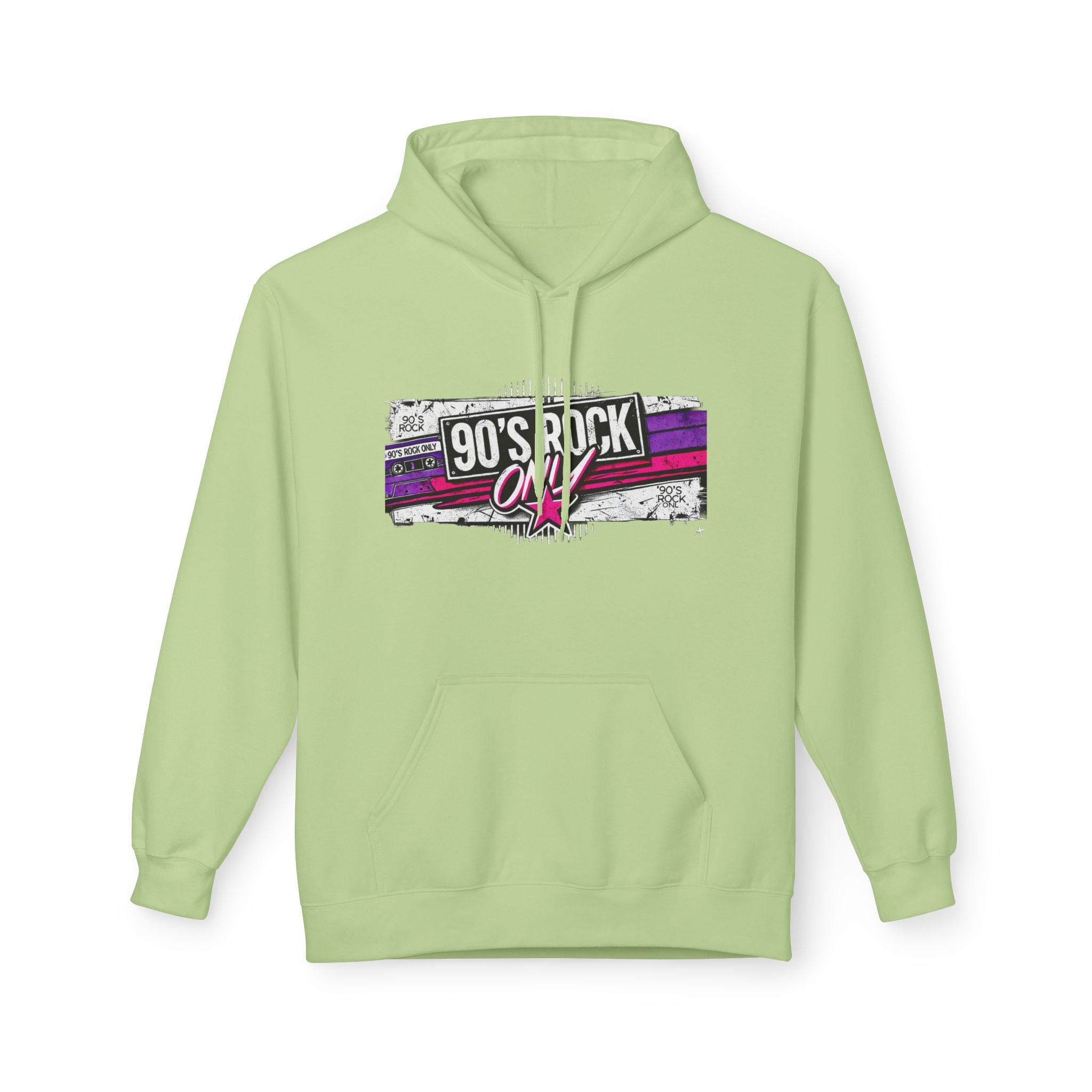 Perza 90’s Rock ONLY Rectangle Logo Hoodie - candletown.net