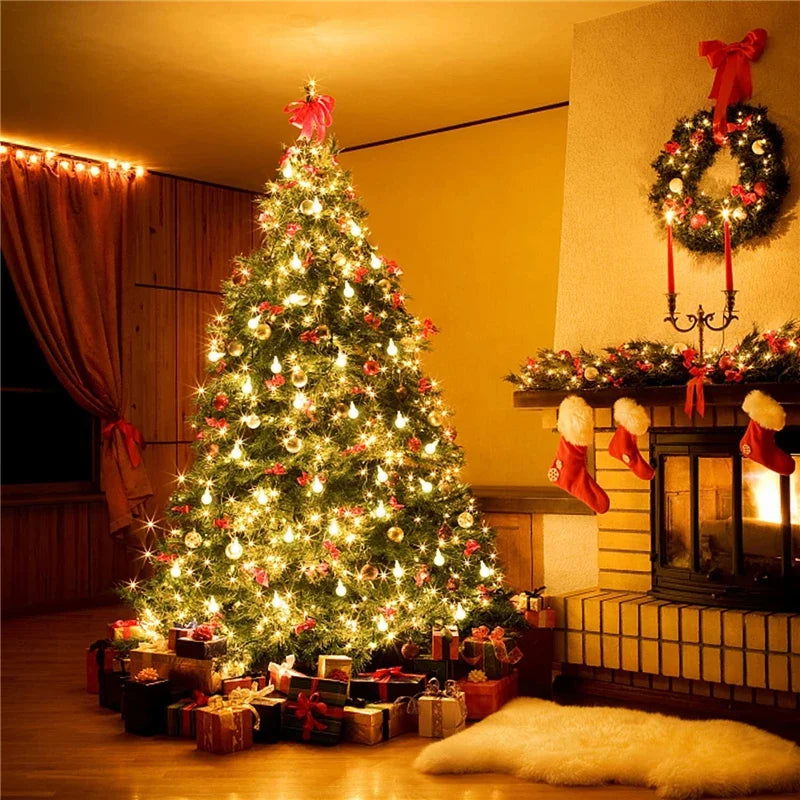 10M USB/Battery-Powered Ball LED String Lights - Waterproof Lights for Outdoor Decor - candletown.net