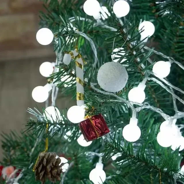 10M USB/Battery-Powered Ball LED String Lights - Waterproof Lights for Outdoor Decor - candletown.net