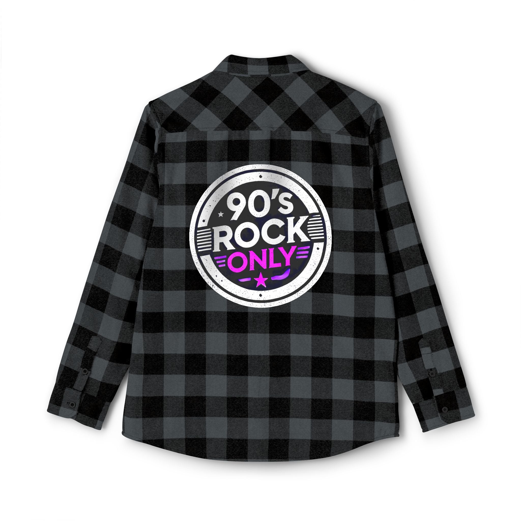 Perza 90’s Rock ONLY Flanellipaita Pyöreä Logo