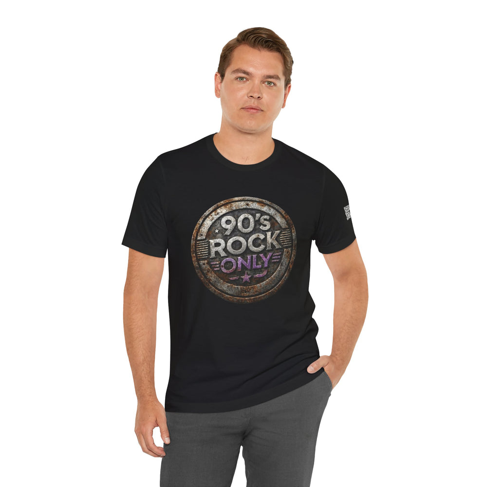 Perza 90’s Rock ONLY Vintage Round Logo T-Shirt - candletown.net