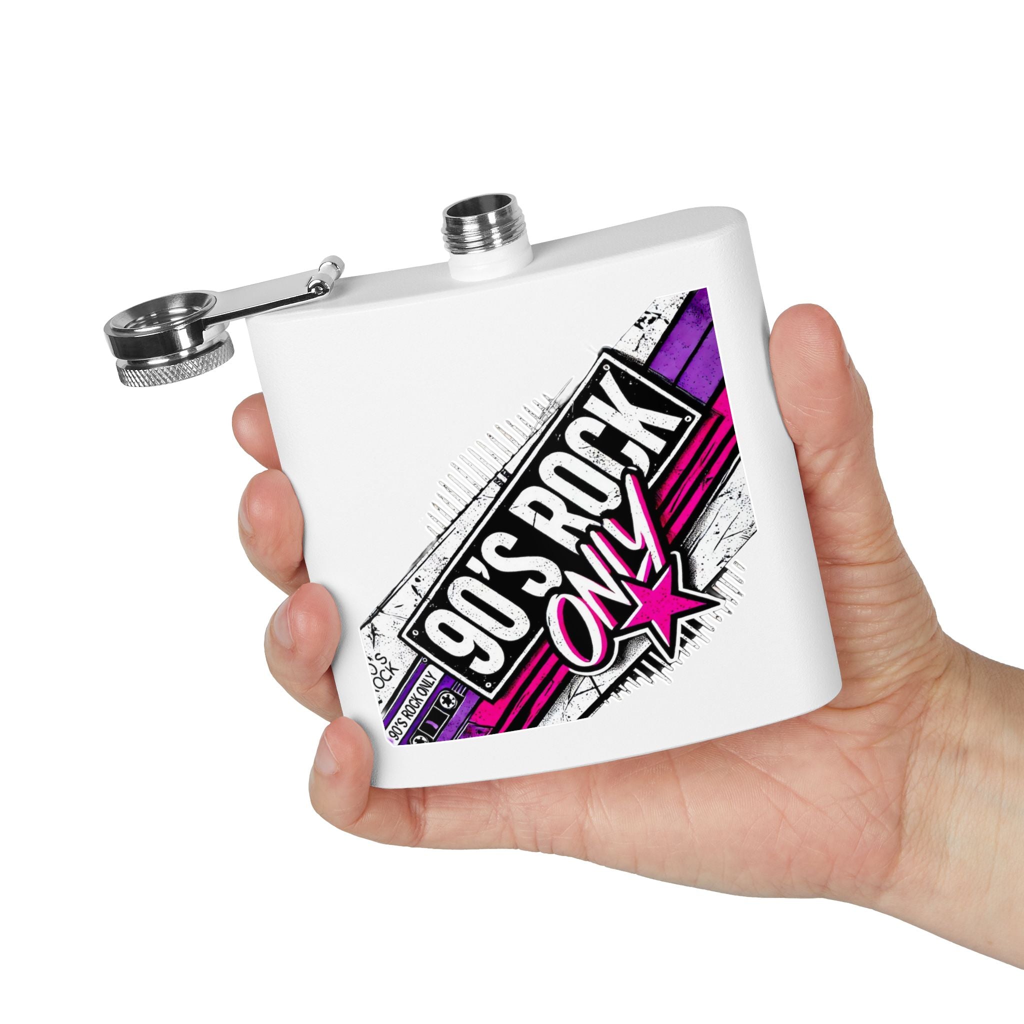 Perza 90’s Rock ONLY Taskumatti – Suorakulmainen Logo