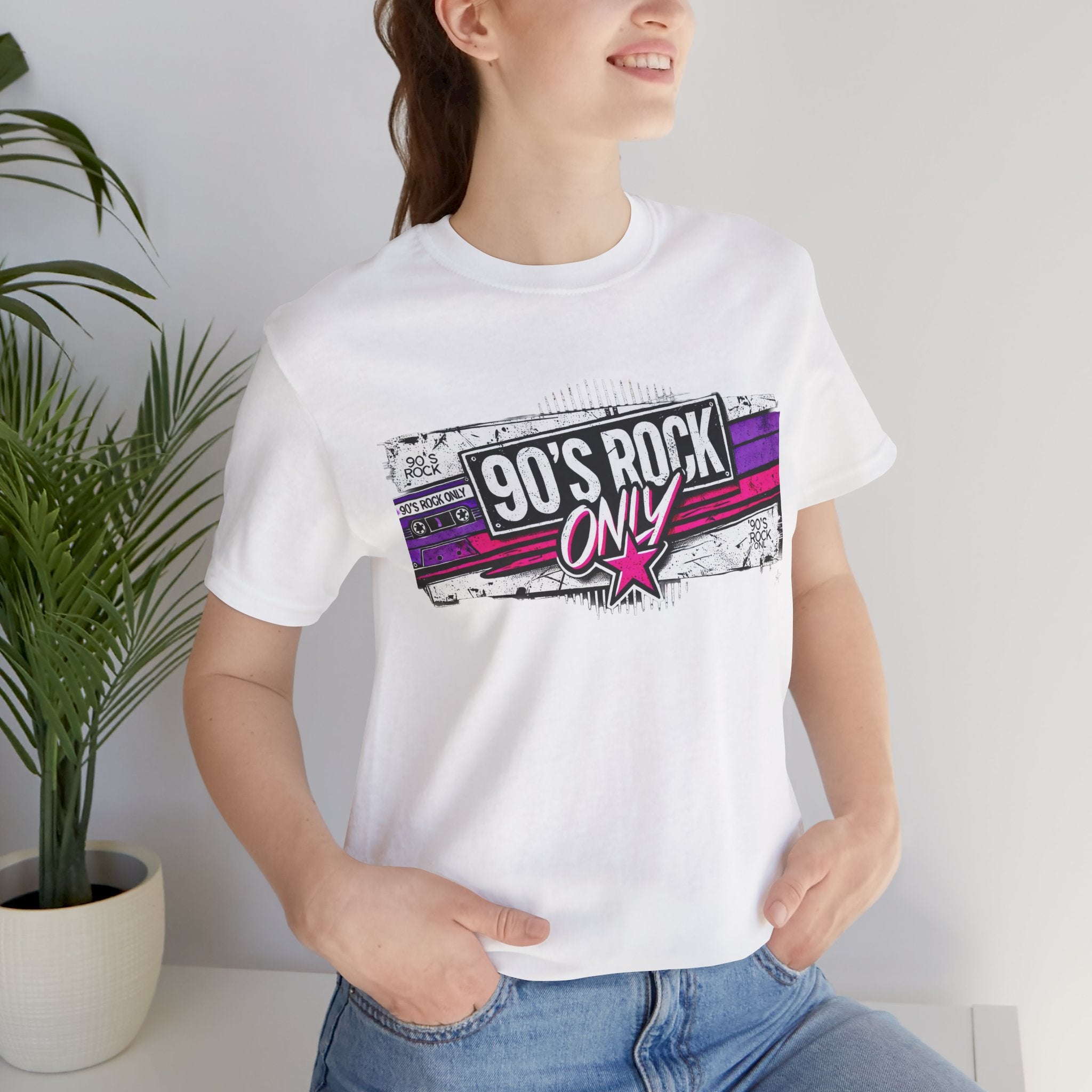 Perza 90’s Rock ONLY Suorakulmainen logo T-paita