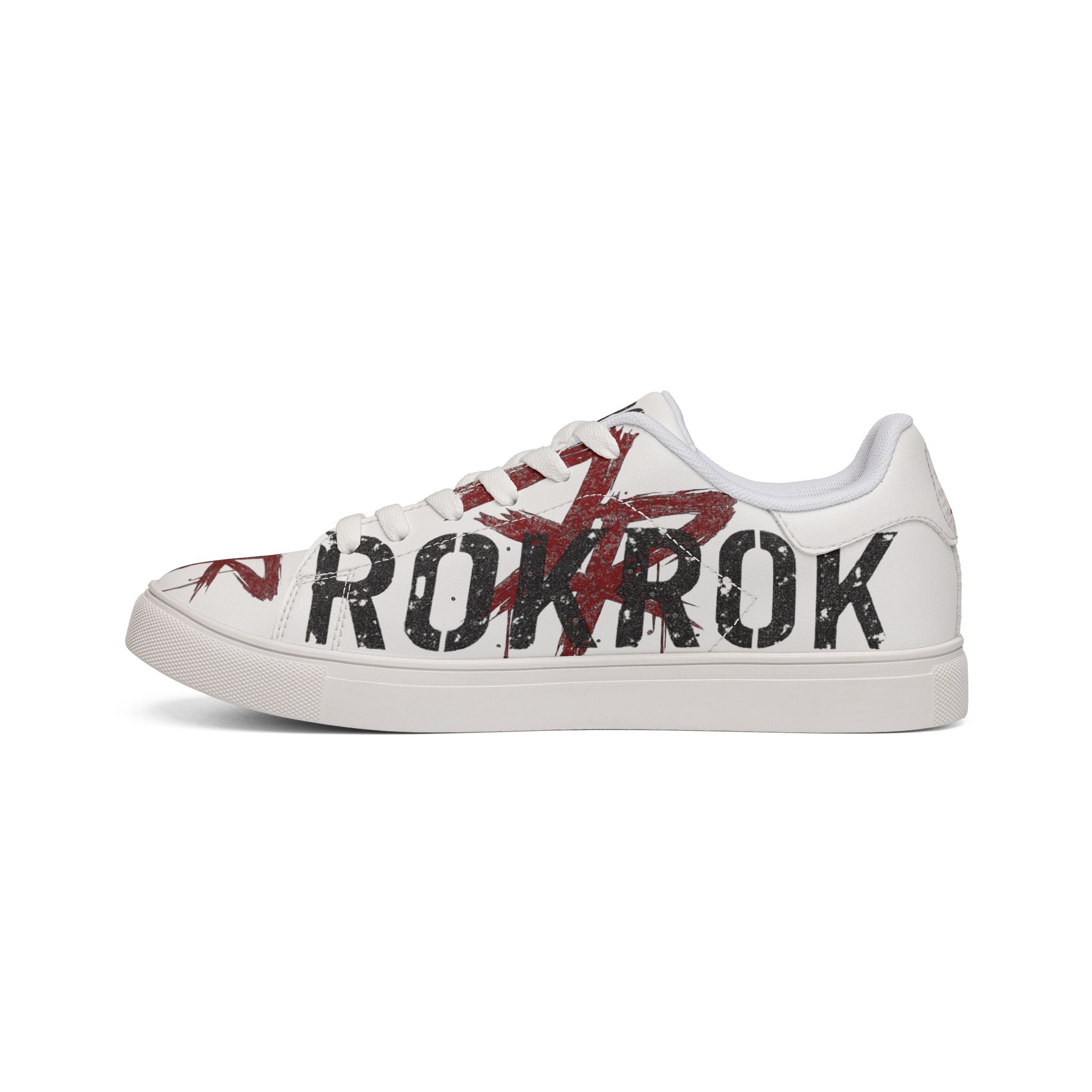 ROKROK Street Division White Low-Top Sneakers