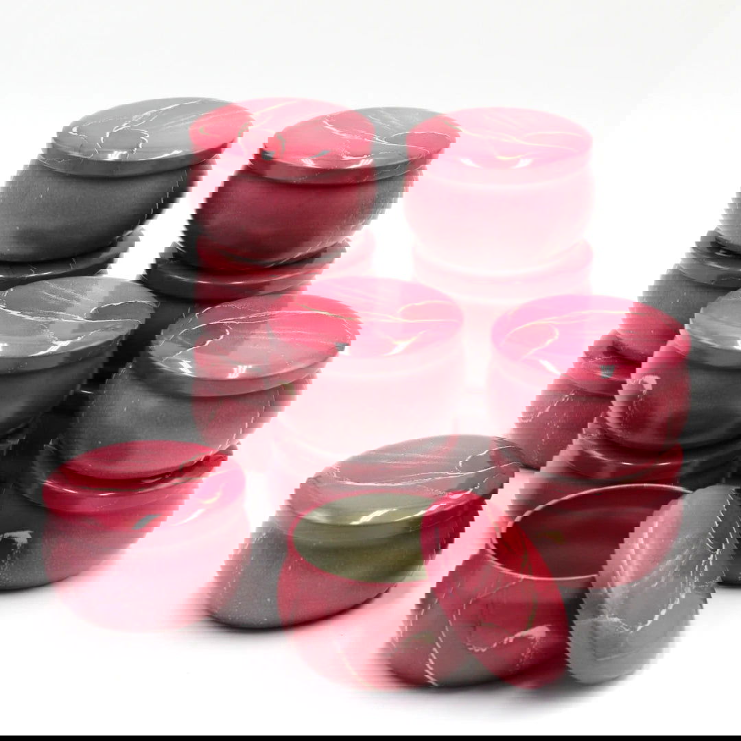 12-Piece Marble Pattern Candle Tins - Perfect for DIY Candle Making & Storage - candletown.net