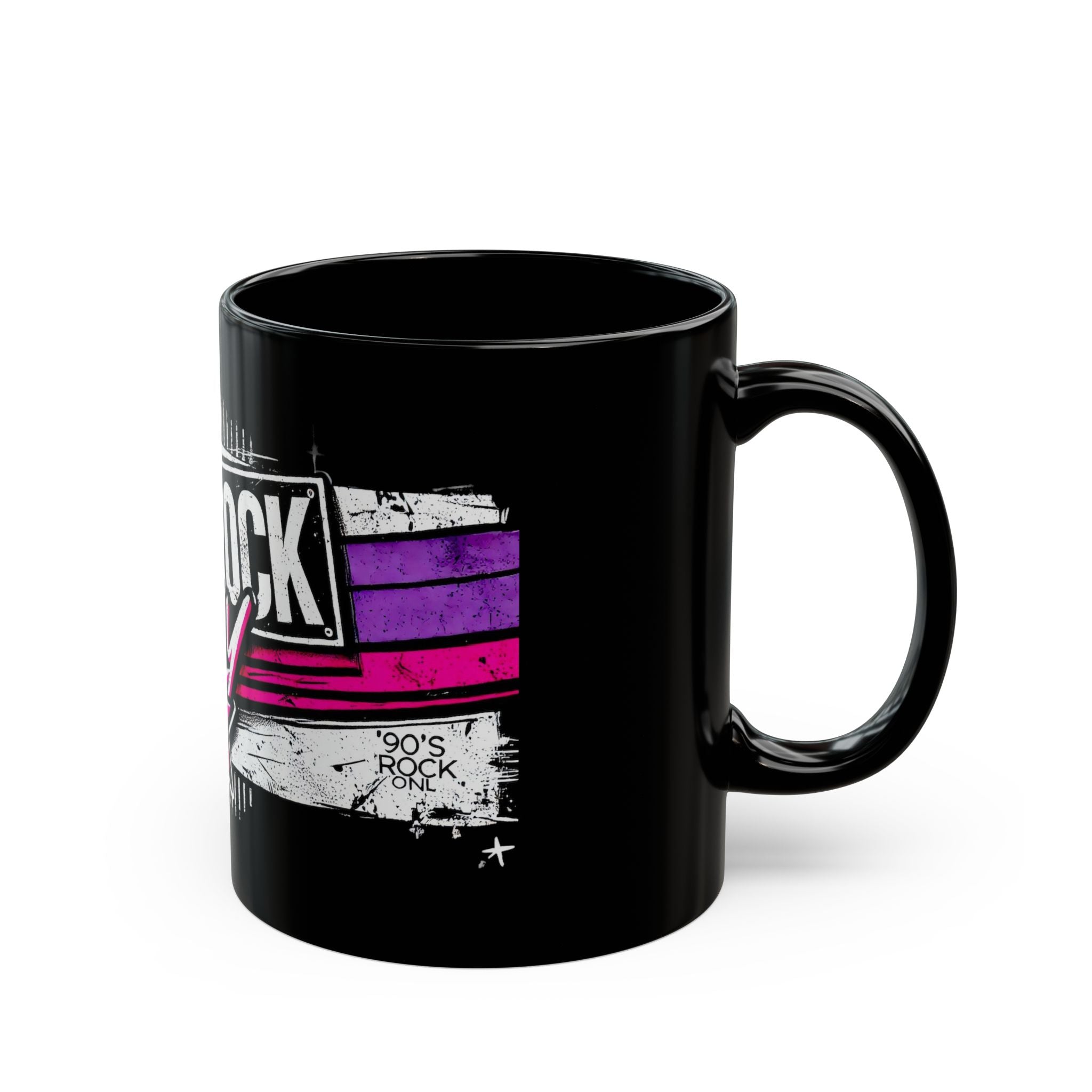 Perza 90’s Rock ONLY Suorakulmainen Logo Muki