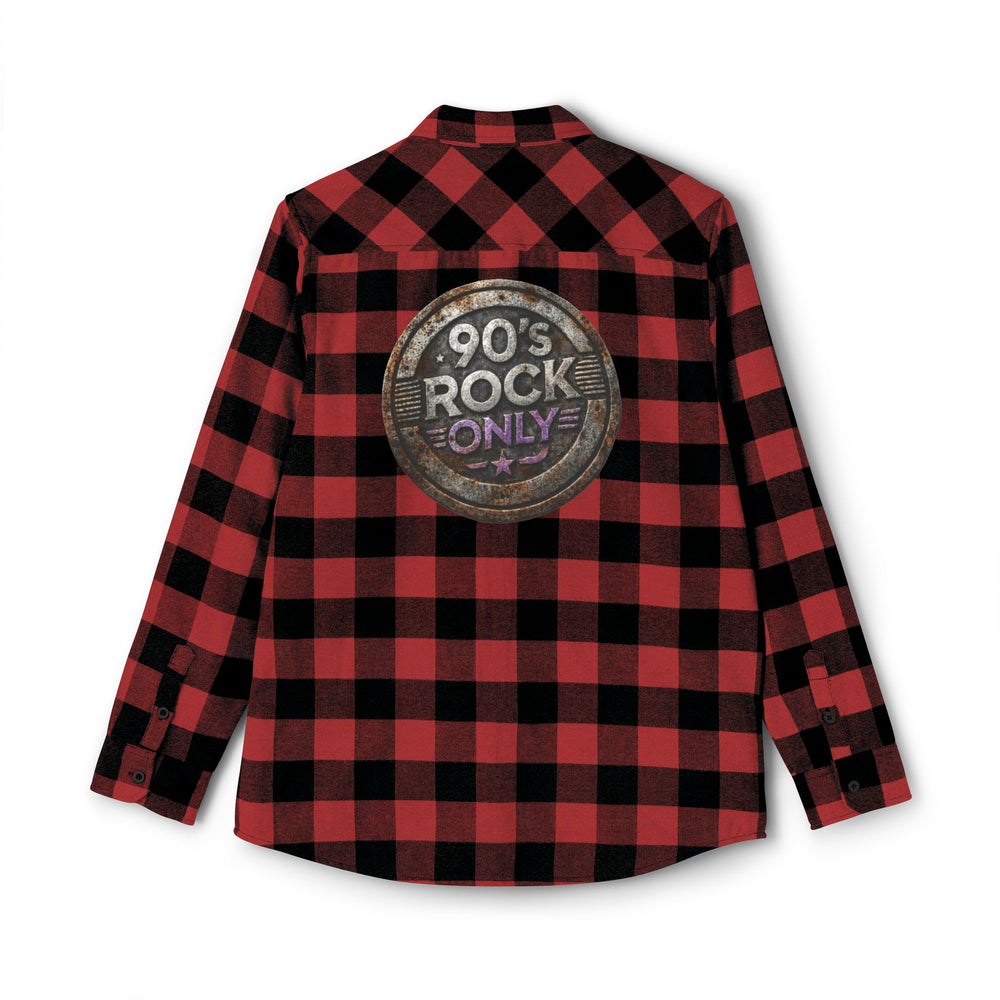 Perza 90’s Rock ONLY Vintage Round Logo Flannel Shirt - candletown.net