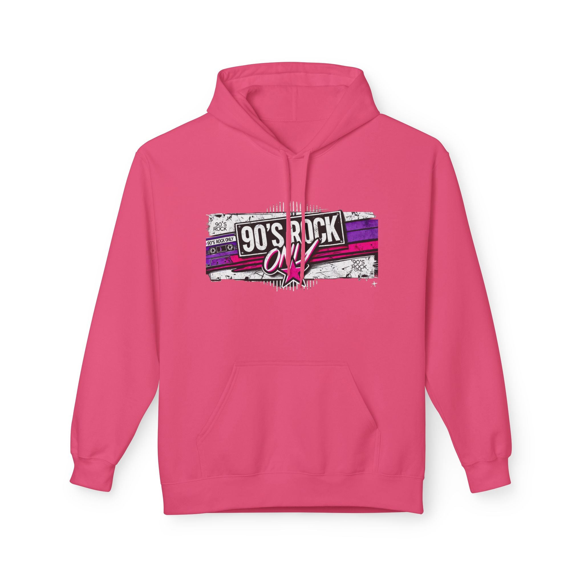 Perza 90’s Rock ONLY Rectangle Logo Hoodie - candletown.net