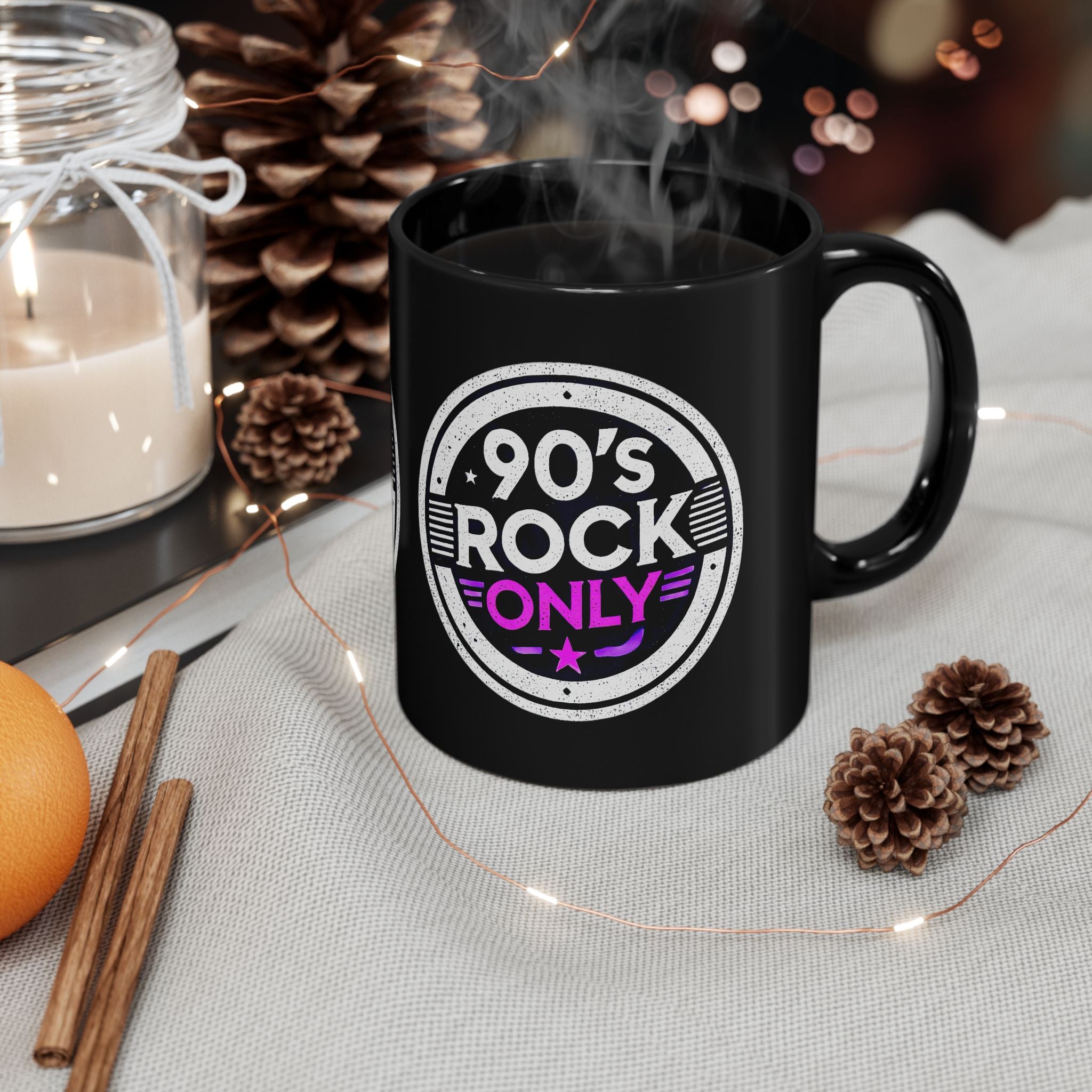 Perza 90’s Rock ONLY Pyöreä Logo Muki