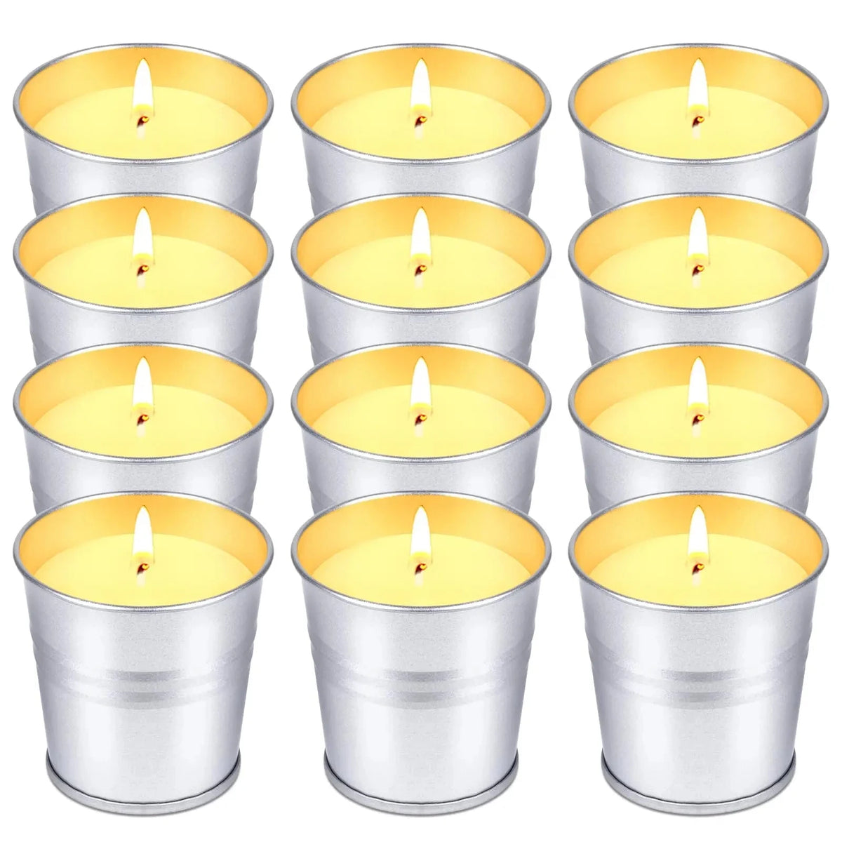12pcs Citronella Candles for Outdoor Use - candletown.net