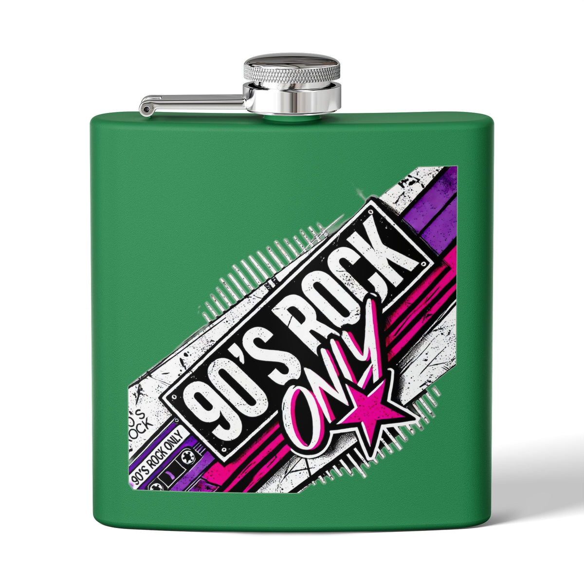 Perza 90’s Rock ONLY Taskumatti – Suorakulmainen Logo