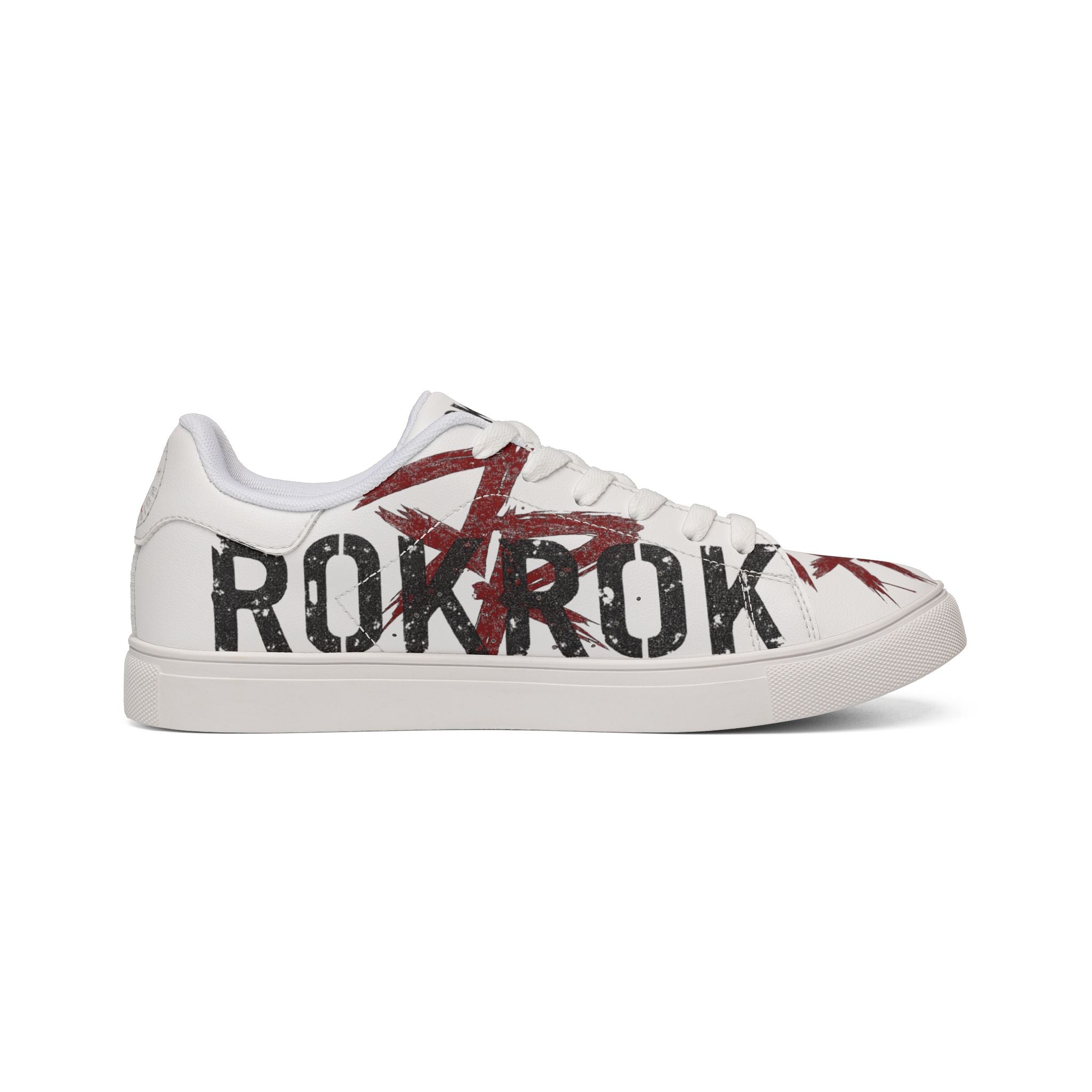 ROKROK Street Division White Low-Top Sneakers