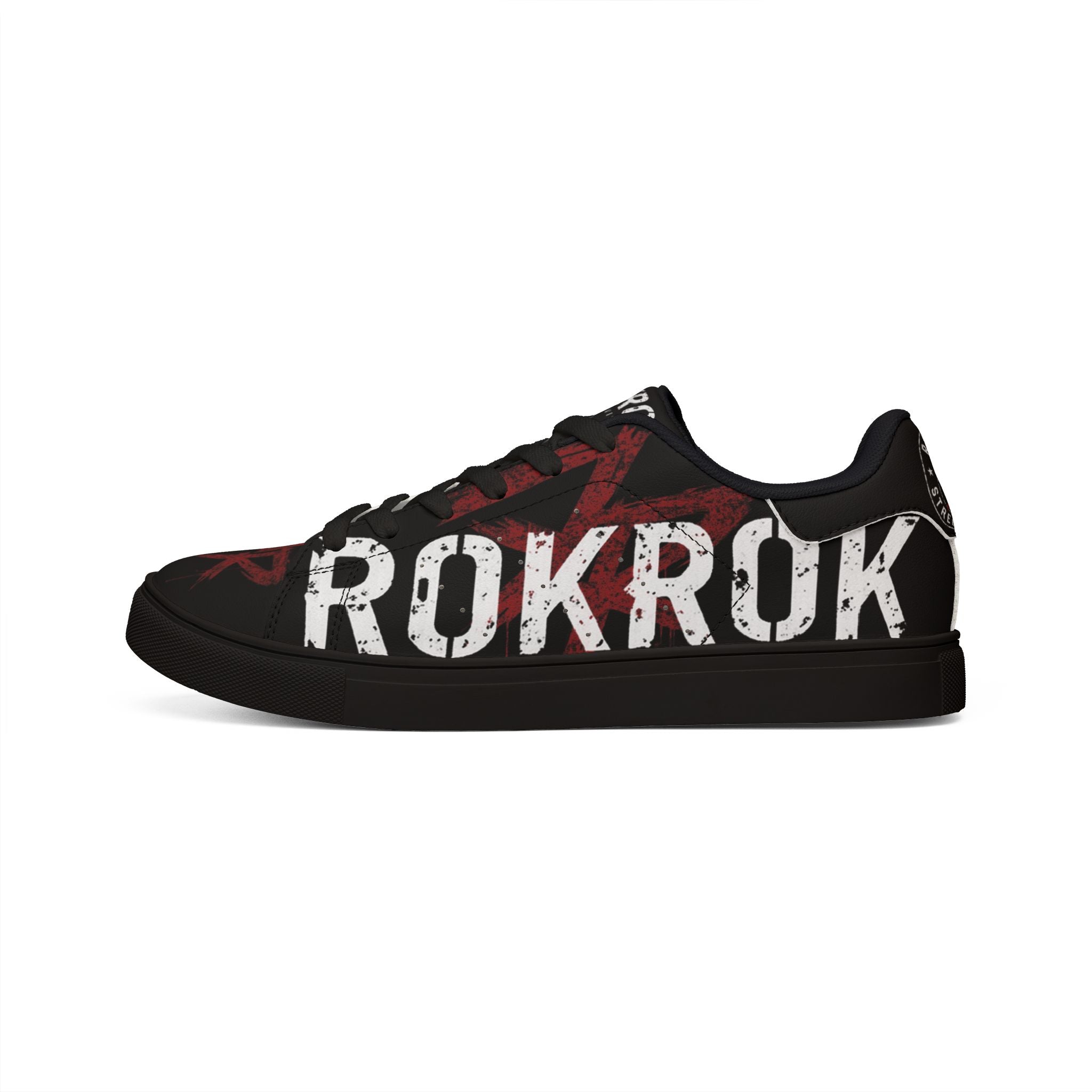 ROKROK Street Division Mustat Matalavartiset Tennarit