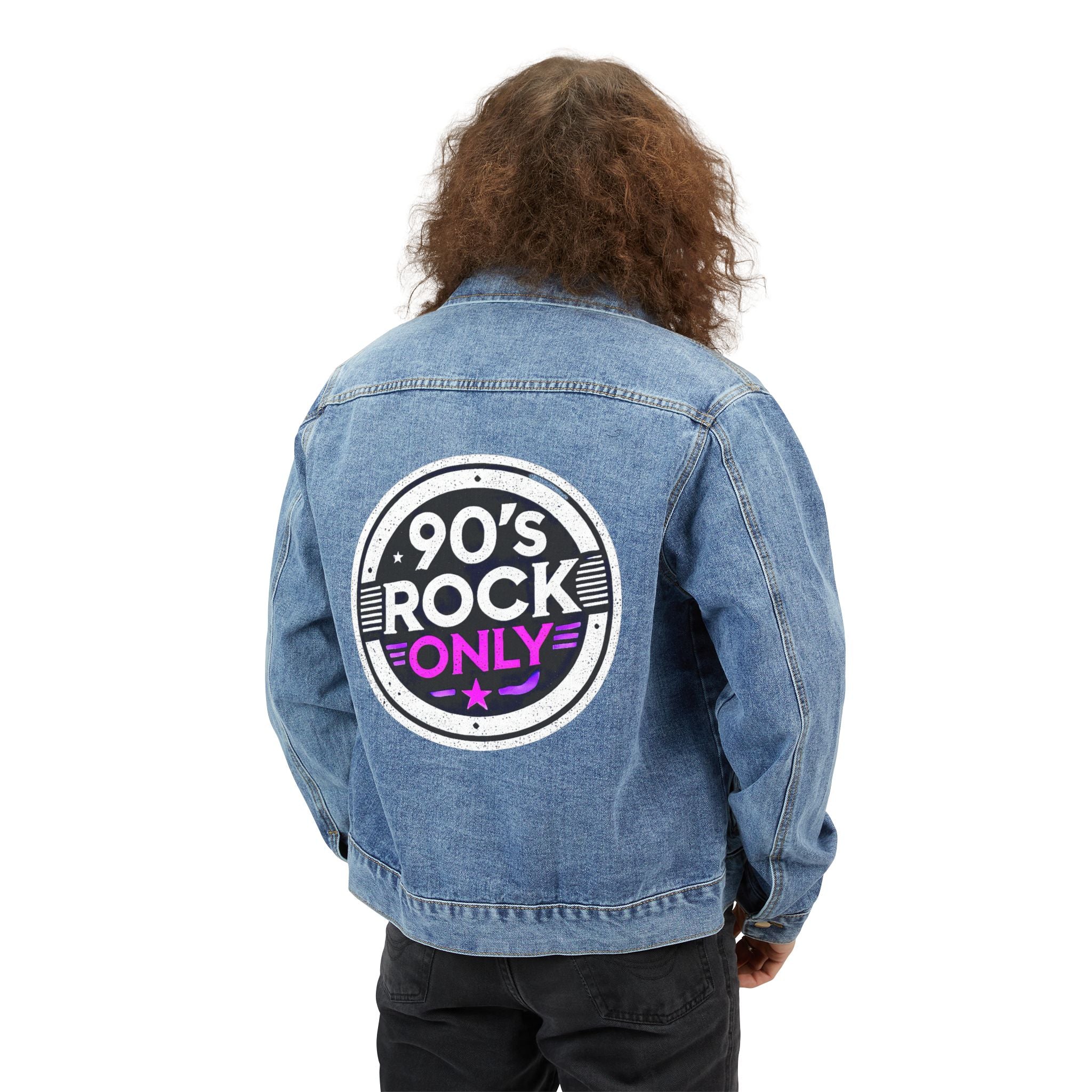 Perza 90’s Rock ONLY Farkkutakki Pyöreällä Logolla