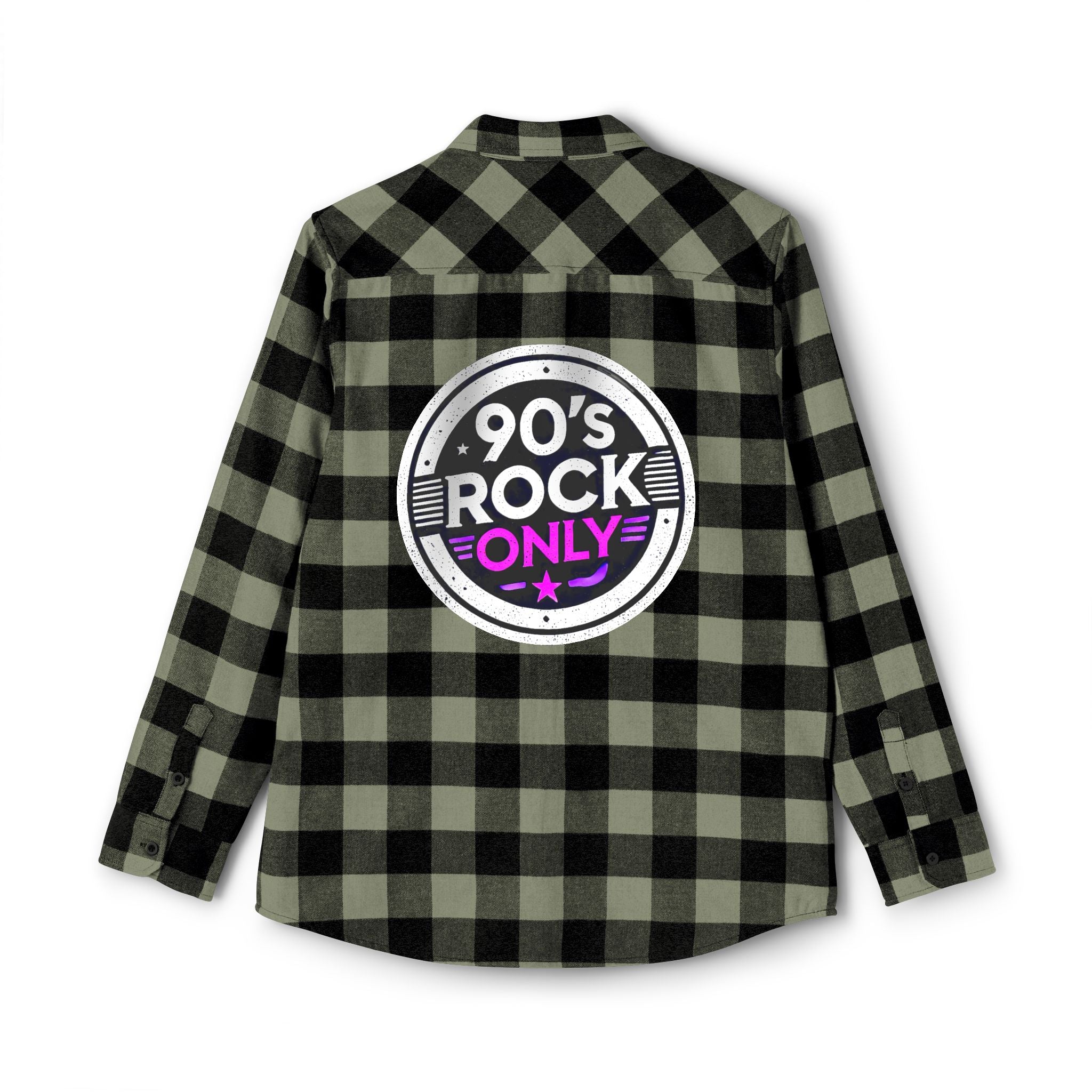 Perza 90’s Rock ONLY Flanellipaita Pyöreä Logo