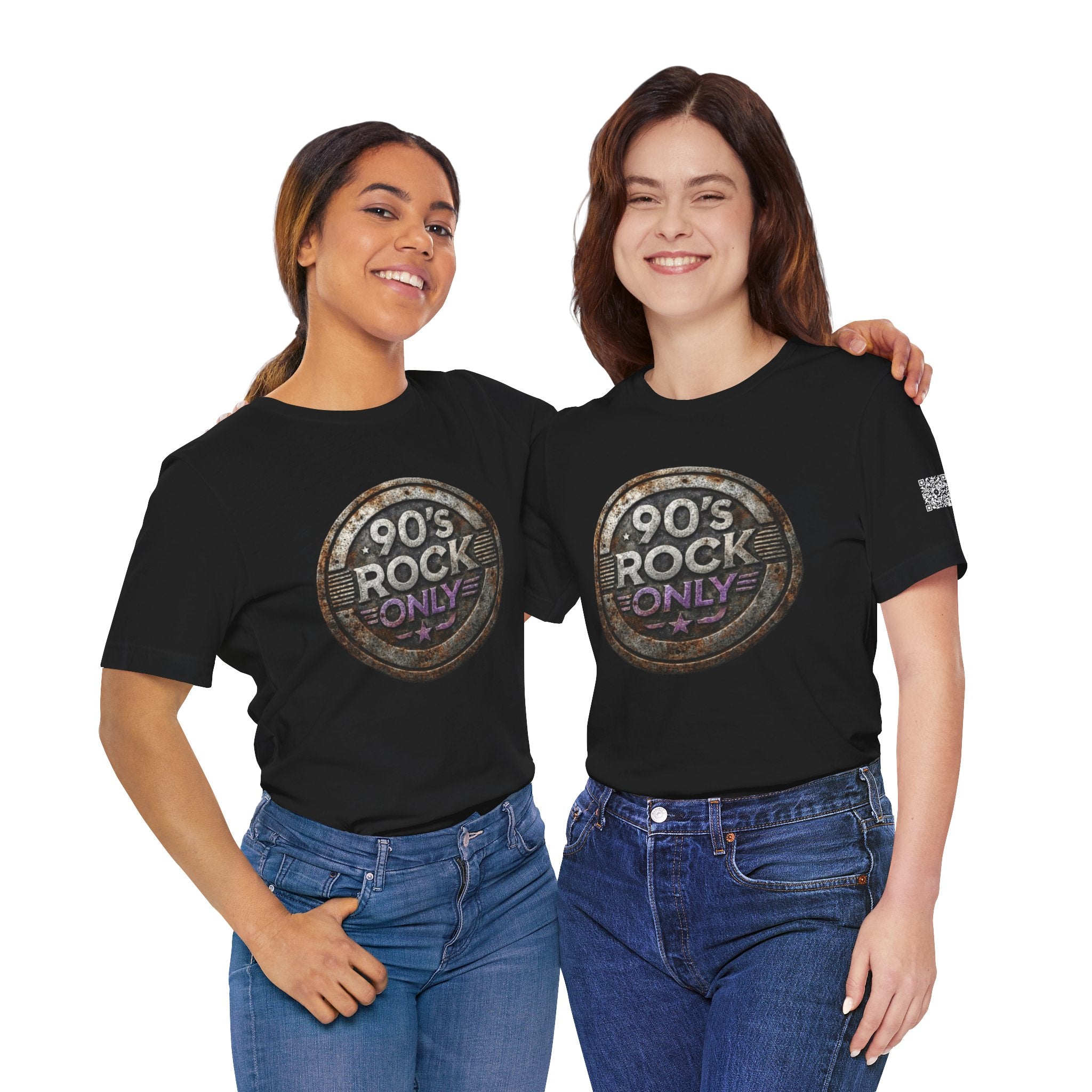 Perza 90’s Rock ONLY Vintage Round Logo T-Shirt - candletown.net